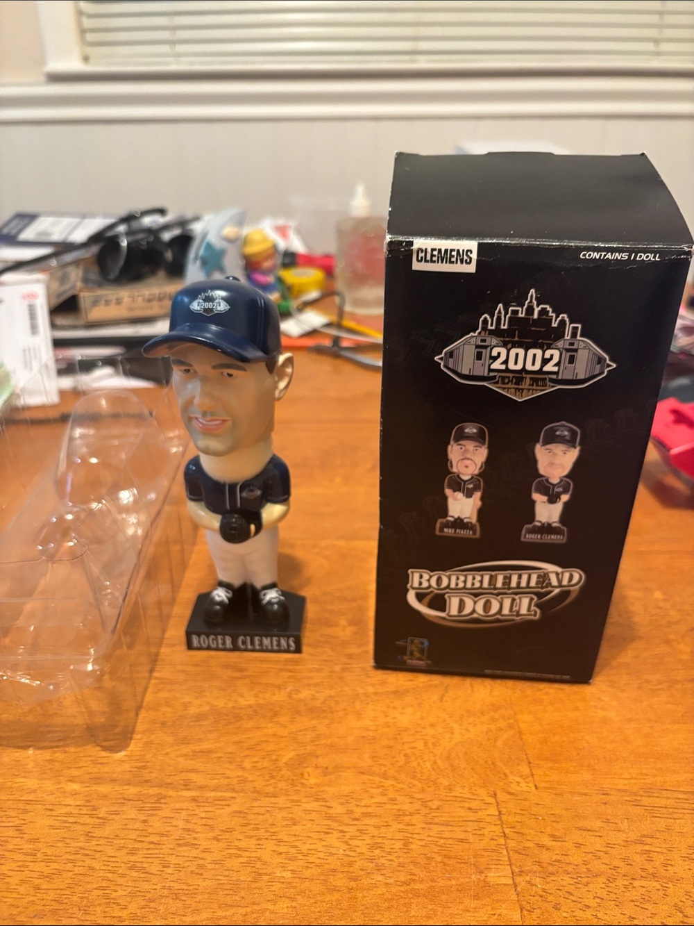 New Vintage 2002 Roger Clemens New York Yankees Subway Series Bobble Head MLB